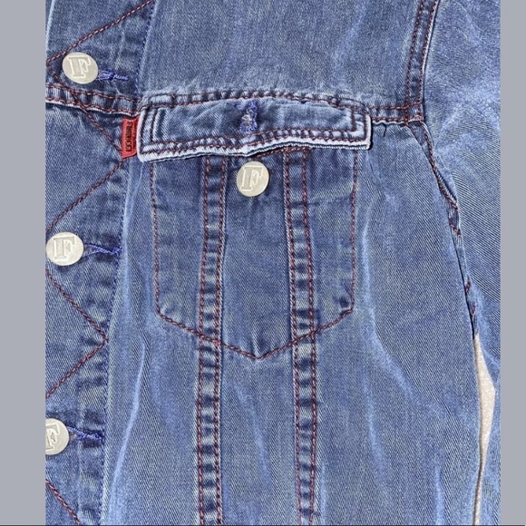 90s Fiorucci Safety Jeans Classic Denim Jacket M - Picture 6 of 8